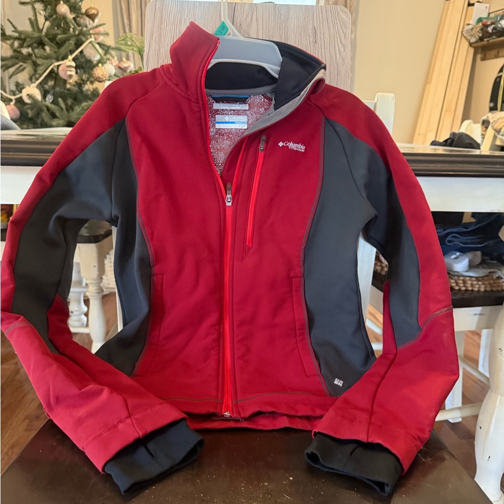 Columbia Red and Gray Omni-Heat Jacket